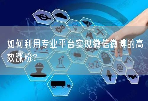 如何利用专业平台实现微信微博的高效涨粉？