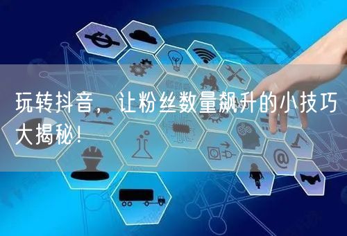 玩转抖音，让粉丝数量飙升的小技巧大揭秘！
