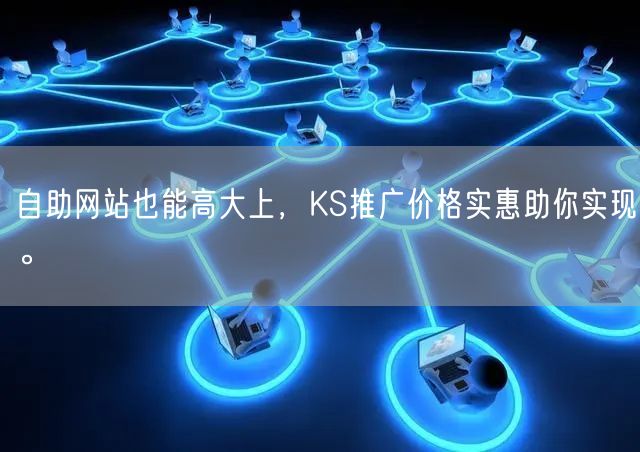 自助网站也能高大上，KS推广价格实惠助你实现。