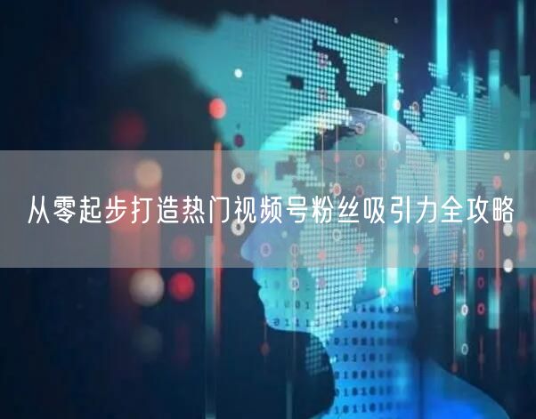 从零起步打造热门视频号粉丝吸引力全攻略
